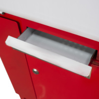 Precio de fábrica Máquina de carrito de palomitas de maíz automática eléctrica Máquina de palomitas de maíz de acero inoxidable con carrito