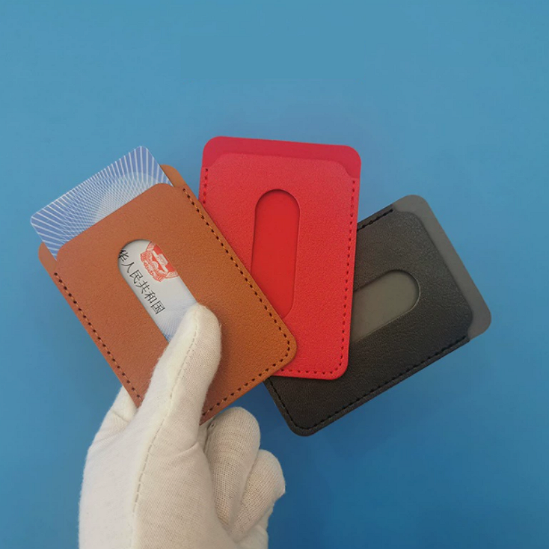 Minimalist ID Card Holder PU Leather
