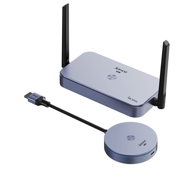 HD 4K 5V2A 128M HDMI Wireless Transmitter and Receiver Audio Video Extender Dongle Point to Point Dual-band Wifi for Projector