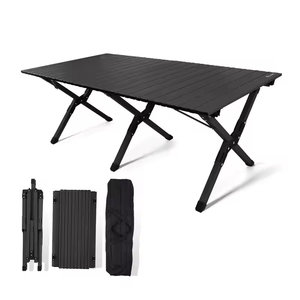 Best Selling Portable <b>Folding</b> Aluminum Alloy Egg Roll Camping <b>Table</b> for Outdoor <b>Picnic</b> Barbecue - Product Image 2