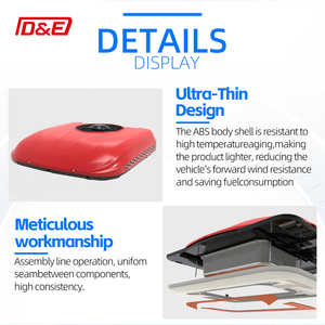 Nuevo Diseño de Aire Acondicionado de Techo de 12V/24V CC, Mini Aire Acondicionado de Estacionamiento con Batería para Camión - Product Image 3