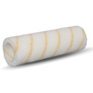 Rullo di vernice bianca in poliammide 6.6 di grado DIY Rhodia con striscia gialla 180mm diametro 47mm spazzola a rulli - Product Image 1