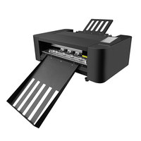 Cortador de etiquetas digital inteligente, máquina de troquelado de pegatina + hoja A3, cortador de contorno de alimentación automática, servo motor, trazador de corte