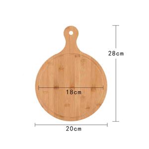 Tùy Chỉnh Tái Sử Dụng Bánh Pizza Vỏ Hội Đồng Quản Trị Tre Charcuterie Hội Đồng Quản Trị Gỗ Bánh Pizza Hội Đồng Quản Trị Với Xử Lý Phục Vụ Khay - Product Image 6