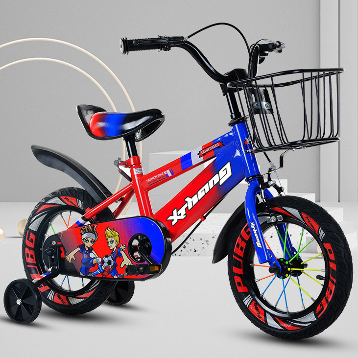 Vélo pour enfants Moto Style 12-16 pouces, 1 vitesse, robuste et coloré