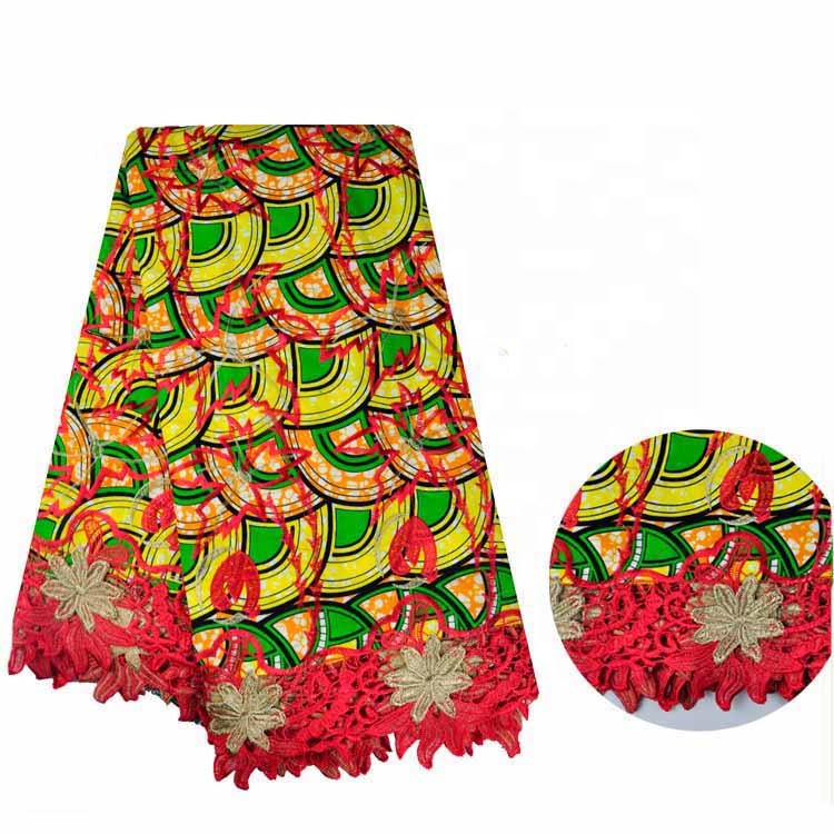 UC011 модная африканская супер модная восковая и кружевная ткань хорошего качества для изготовления одежды