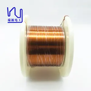 Enamel Coated Copper Wire Custom Self Bonding Enamel Coated Copper Flat / Rectangular Magnet Wire