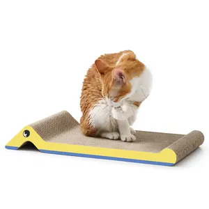 Küçük sarı ördek tarzı kedi tırmalamak karton salon yatak