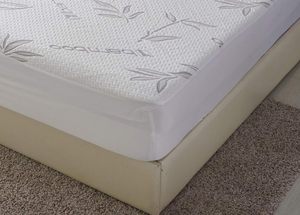 Protector de Colchón de Bambú Refrigerante, <span class=keywords><strong>Impermeable</strong></span>, Ultra Suave, Tejido Jacquard Transpirable, Cubre Colchón Silencioso - Product Image 3