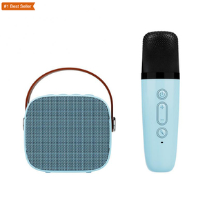 Jumon Portable Sans Fil Haut-Parleur Karaoké Microphone Musique Lecteur MP3 Microphone Karaoké Lecteur de Musique Machine - Product Image 1