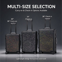 Valise en fibre de carbone forgée 16-30 pouces avec cadre en aluminium, couleur et finition personnalisées OEM ODM