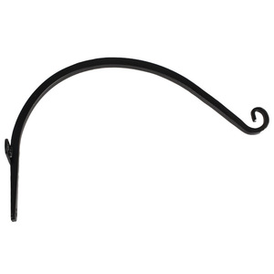 Hanging <b>Bracket</b> 12 Inch Heavy Duty Outdoor Wall Mount For Plant Baskets Birdhouses Wrought Iron Hook - Product Image 4
