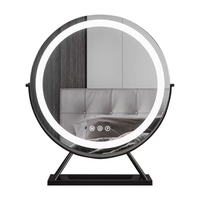 Miroir de Maquillage Moderne de Bureau avec Lumière LED Rotative, Éclairage d'Appoint Intelligent Tactile, Miroir de Coiffeuse Écologique pour la Beauté à Domicile CE FCC ROHS