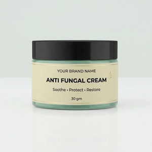 Crème pour les pieds antifongique à base de plantes |   Crème de soin antifongique naturelle pour la peau avec vitamine C et formule sans parabène |   Marque privée OEM - Product Image 3