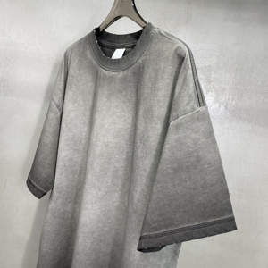 2025 Hot Customized Printing 100%Cotton Knitted Eco-Friendly Breathable Vintage T-shirts Custom t Shirt Wholesale Plus Size <b>Edge</b> - Product Image 3