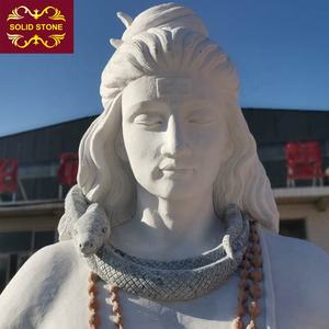 大理石シヴァ像等身大ガーデン装飾混合色 - Product Image 5