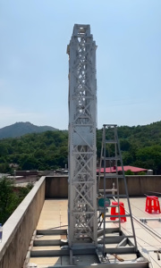 เสาส่งสัญญาณเคลื่อนที่แบบพับได้ขนาดกะทัดรัด COW Tower  ขนส่งง่าย ติดตั้งรวดเร็ว สำหรับเสาแบบยืดหดได้ 60 ฟุต - Product Image 6