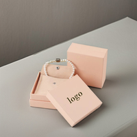 Coffrets cadeaux de rangement en papier pour bijoux personnalisés de luxe emballage de bague de collier avec logo