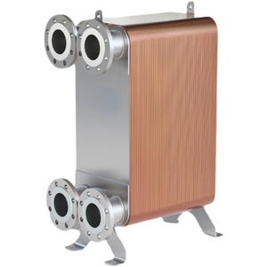 Permutador De Calor De Placa Soldada Condensador Evaporativo De Água De Flúor Trocador De Calor De Aço Inoxidável BL Aquecimento Doméstico De Água