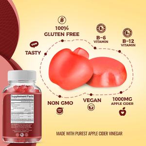 Gummies au Cidre de Pomme Instantanées à Marque Privée ODM/OEM, Capsules Keto Biologiques, Brûleur de Graisses Naturel, Soutien à la Perte de Poids - Product Image 4