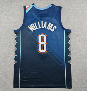 Uniformes de Baloncesto Bordados al por Mayor, Calidad Tailandesa, Nombre Personalizado, James Edwards Reid Maxey Bryant Brunson Reaves, Jersey de EE. UU. - Product Image 4