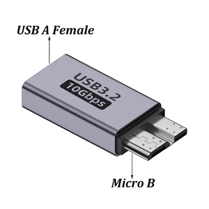 Adaptateur USB A/C vers Micro B 3.0 10Gbps convertisseur de synchronisation de données Super Speed pour Macbook Pro <span class=keywords><strong>Samsung</strong></span> HDD <span class=keywords><strong>SSD</strong></span> Type C vers adaptateur Micro B - Product Image 6