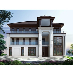 OEM/ODM maisons modulaires maisons préfabriquées villa en acier design moderne villa préfabriquée de luxe à structure lourde en acier