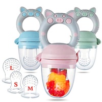 Bé Thực Phẩm Trái Cây Feeder Pacifier Với 3 Kích Thước Khác Nhau Tùy Chọn Mọc Răng Núm Vú Giả