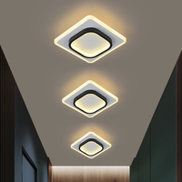 Plafonnier de style européen à intensité variable, moderne, pour vestiaire, couloir, balcon, allée intérieure, éclairage LED
