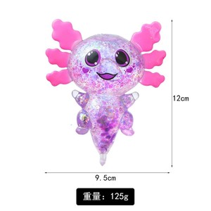 CHENXI Adorable Axolotl Sugar <b>Balls</b> Sensory Stress Toy Slow Rise Relaxing Sensory Fidget Stress <b>Squeeze</b> Toy - Product Image 6
