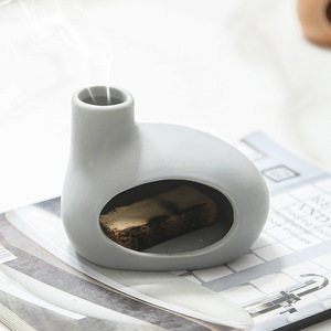 Seramik palo santo tutucu brülör tütsü şamdan tutucu Palo tutucu için adaçayı - Product Image 6