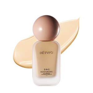 Marque privée Crème Bb Vente en gros Maquillage cosmétique végétalien mat Fond de teint liquide maquillage imperméable à l'eau à couverture complète pour femmes noires