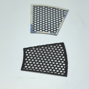 Plastic <b>Speaker</b> Grille Black Perforated Mesh With Adhesive Backing For <b>Audio</b> Equipment - Product Image 2