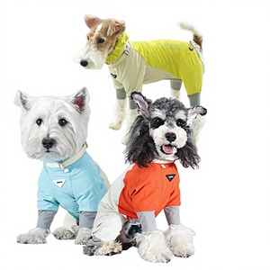 Ropa para Perros Baolele, Mono Impermeable de Nailon para Todas las Estaciones con Orificio para Correa, Chaqueta para Lluvia - Product Image 1
