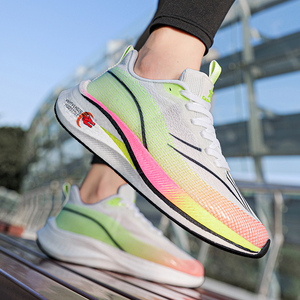 Chaussures de course légères et sportives pour hommes et femmes, avec tige respirante, confortables pour tous les sports de plein air et les loisirs printaniers - Product Image 6