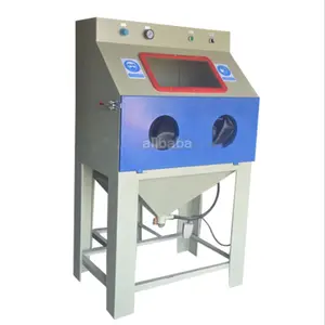 Automatic Sandblaster Wet SandBlasting Cabinet Water Vapour Glass Sand blasting Machine for Dustless Stripping Surface Cleaning