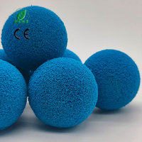Boules de nettoyage en caoutchouc naturel pour le nettoyage des tubes de condenseur, éponges de nettoyage pour les systèmes de nettoyage de condenseur en ligne