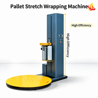 Machine d'emballage automatique de palettes pour entrepôt, équipement d'emballage industriel pour aliments et boissons PET/PP