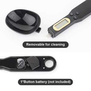 Mini-cuillère-balance numérique électronique de cuisine avec écran LCD, 0,1-500g, alimentée par piles jetables, pour mesurer le poids de la farine et autres ingrédients culinaires - Product Image 5