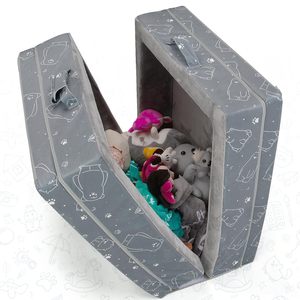 Customized Box Style Baby Mattress 20mm High Density Foam <b>Portable</b> With <b>Bed</b> Rails For Children's <b>Bed</b> Animal Pattern - Product Image 4