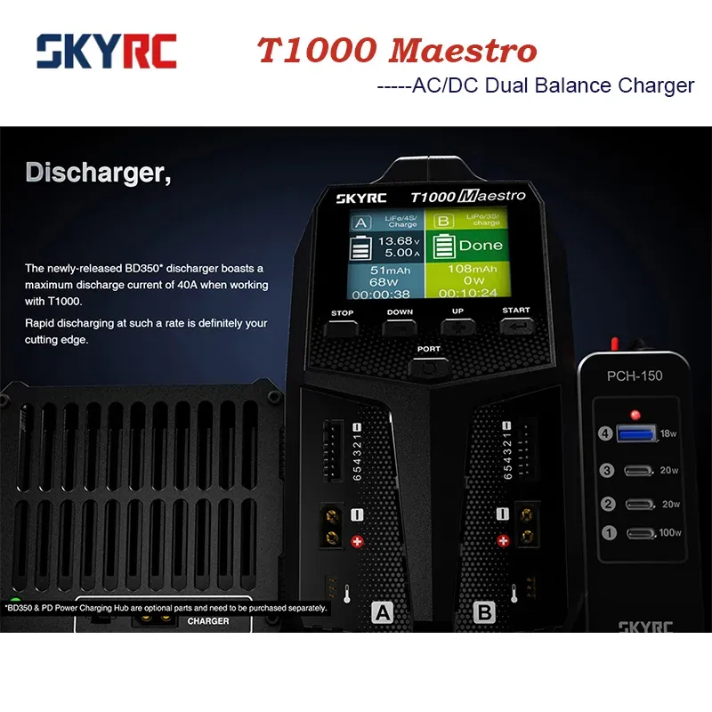 SKYRC T1000 Maestro Charger - Efficient Battery Management