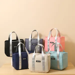 नई शैली ऑक्सफोर्ड वॉटरप्रूफ लंच कूलर बैग कस्टम लोगो पिकनिक के लिए उच्च गुणवत्ता वाला इंसुलेटेड बैग
