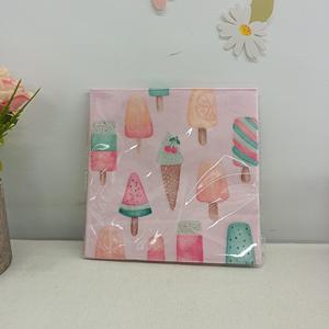 DAMAI - Juego de Vajilla Desechable de Papel para Fiestas Infantiles, Platos, Vasos, Servilletas, con Artículos para Fiestas de Helados - Product Image 5