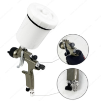 Pistolet de pulvérisation pneumatique automobile de qualité industrielle avec buse en acier inoxydable de 1,3/1,4/1,7 mm, pulvérisateur de peinture, OEM, gobelet de 600 ml, garantie 1 an