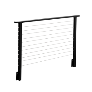 YL METAL Garde-corps <span class=keywords><strong>en</strong></span> aluminium de qualité supérieure, installation facile, 42 pouces, ne rouille pas, pour balcon, terrasse extérieure, <span class=keywords><strong>escalier</strong></span>, style moderne - Product Image 1