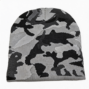 Nuevo Gorro de Invierno de Punto para Adultos, Unisex, de Felpa, con Bordado, 100% Poliéster, para Ciclismo y Running - Product Image 2