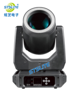 STSLITE - Venta Directa de Fábrica, Cabeza Móvil LED de 120W con Anillo, Control DMX512/Activación por Sonido, Clasificación IP33, RGB CRI90, Iluminación de 30000h
