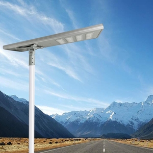 Aluminium à énergie solaire élevé Offre Spéciale de réverbère du lumen Ip65 60w 100w 200w 300w 500W a intégré le réverbère solaire mené extérieur - Product Image 4