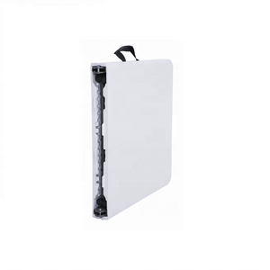 Bàn gấp ngoài trời mỏng 4 chân, bàn vườn có thể gập lại và Bàn nhựa cho các bữa tiệc sự kiện - Product Image 4