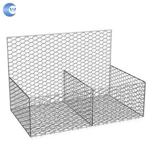 กล่องสานเหล็กเคลือบพีวีซีหกเหลี่ยมกล่องสานด้วยลวดตาข่ายกั้นผนัง - Product Image 5